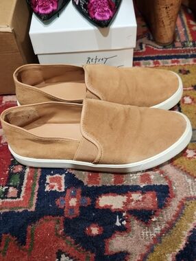 Vince Blair Suede Slip-on Sneakers